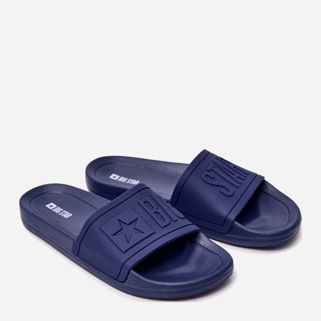 Klapki męskie basenowe Big Star DD174688 43 Granatowe (5900714075927) - obraz 4