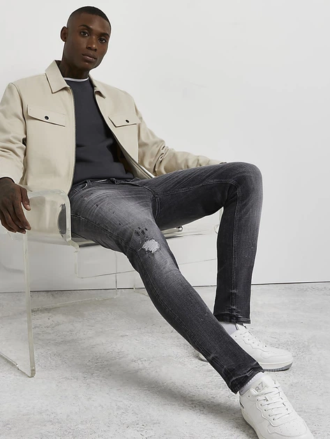 Джинси Skinny чоловічі River Island XAZ413083OQNN 28/34