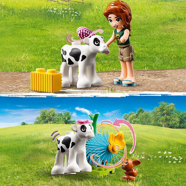 Zestaw klocków LEGO Friends Szopa cielątka Autumn 79 elementów (42607) - obraz 3