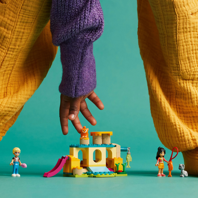 Zestaw klocków LEGO Friends Przygoda na kocim placu zabaw 87 elementów (42612) - obraz 6