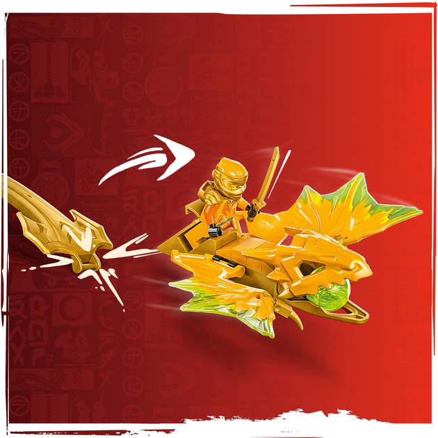 Zestaw klocków LEGO NINJAGO Atak powstającego smoka Arina 27 elementów (71803) - obraz 6
