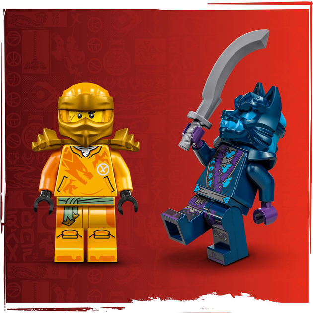 Zestaw klocków LEGO NINJAGO Atak powstającego smoka Arina 27 elementów (71803) - obraz 7
