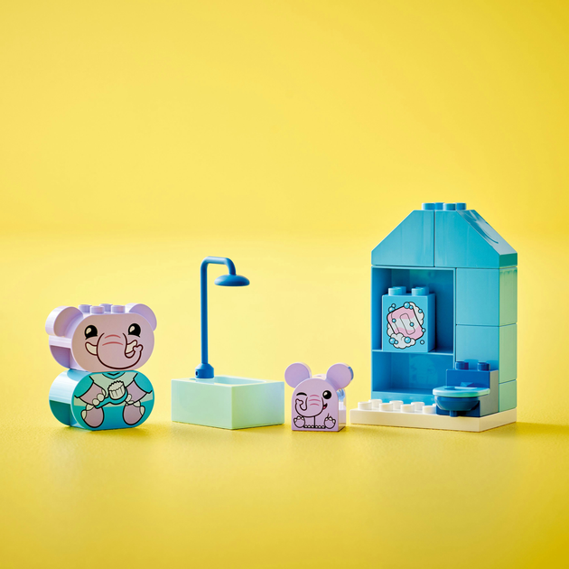Конструктор LEGO DUPLO My First Повсякденні процедури: Час приймати ванну 15 деталей (10413) - зображення 5