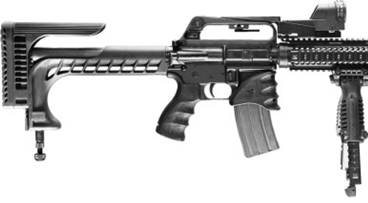 Приклад снайперский для SR 25/M16A2, черный - изображение 2