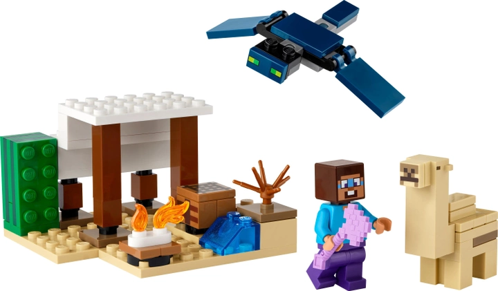 Zestaw klocków Lego Minecraft Wyprawa Steve\'a na pustynię 75 elementów (21251) - obraz 2