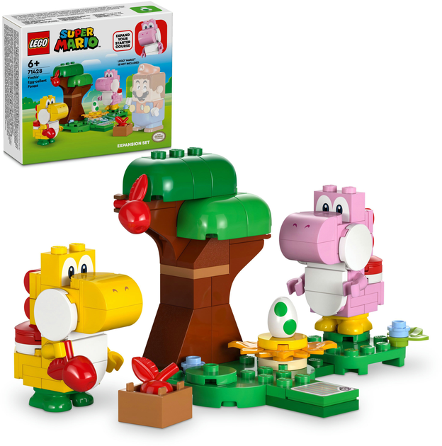 Конструктор LEGO Прекрасний ліс Yoshi. Додатковий набір 107 деталей (71428) - зображення 7
