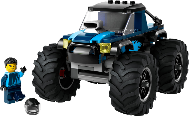 Zestaw klocków LEGO City Niebieski monster truck 148 elementów (60402) - obraz 2