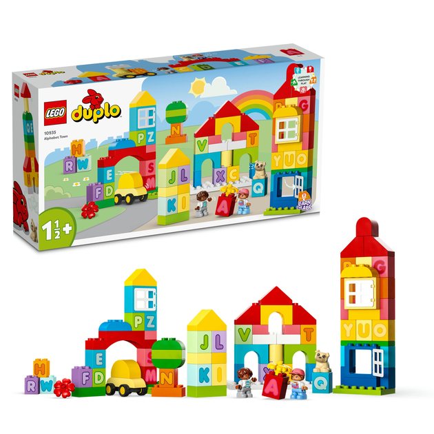 Конструктор LEGO DUPLO Classic Містечко з алфавітом 87 елементів (10935) - зображення 3