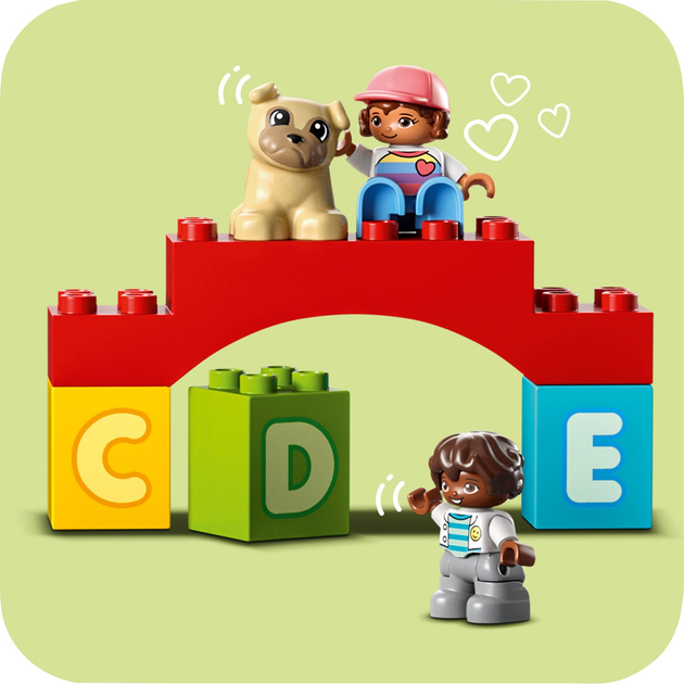 Конструктор LEGO DUPLO Classic Містечко з алфавітом 87 елементів (10935) - зображення 10