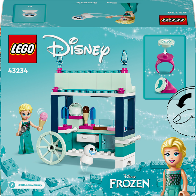 Конструктор LEGO Disney Крижані ласощі Ельзи 82 деталей (43234) - зображення 9