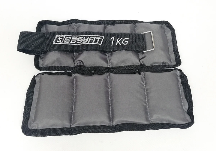 Утяжелители EasyFit для рук и ног 1 кг пара Металл - изображение 2