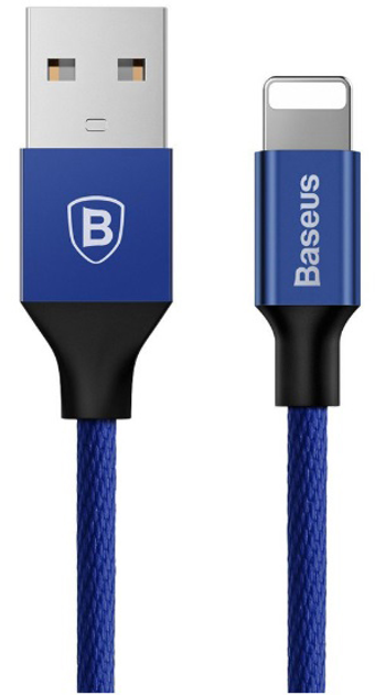 Кабель Baseus Yiven Cable for Lightning 1.2 м Navy Blue (CALYW-13) - зображення 1