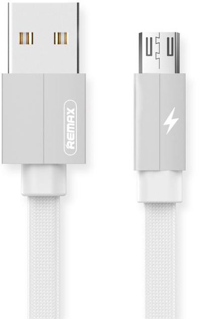 Kabel Remax Kerolla MicroUSB Data/Charge 1 m White (RC-094m 1M White) - obraz 1