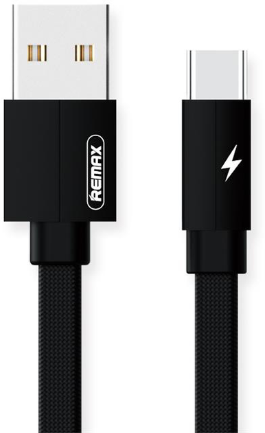 Kabel Remax Kerolla Type-C Data/Charge 2 m Black (RC-094a 2M black) - obraz 1