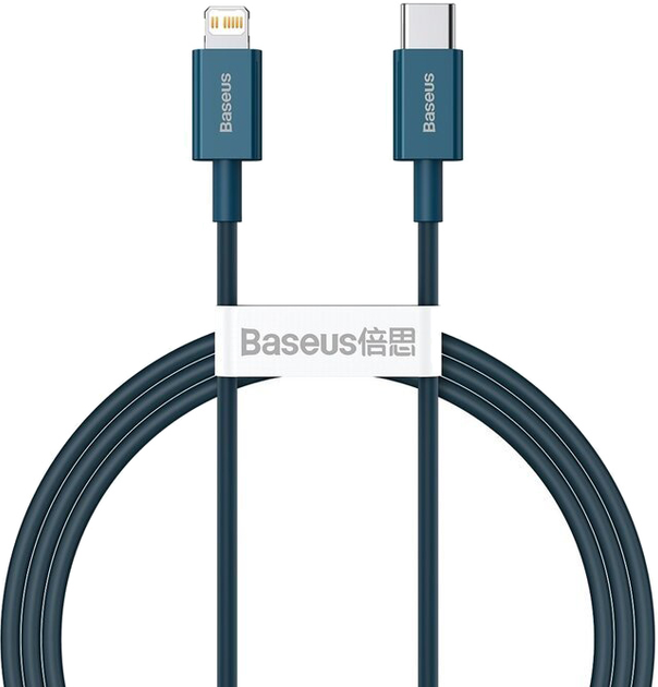 Кабель Baseus Superior Series Fast Charging Data Cable Type-C to iP PD 20 W 2 м Blue (CATLYS-C03) - зображення 1