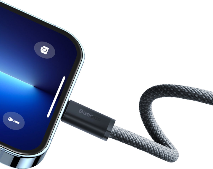 Kabel Baseus Dynamic Series Fast Charging Data Cable Type-C to iP 20 W 2 m Slate Gray (CALD000116) - obraz 4