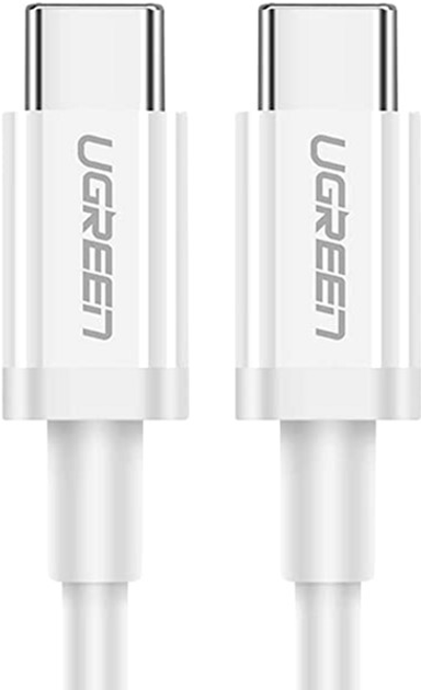Kabel Ugreen US264 USB Type-C to USB Type-C 60 W ABS Cover 3 A 1.5 m White (6957303865192) - obraz 2