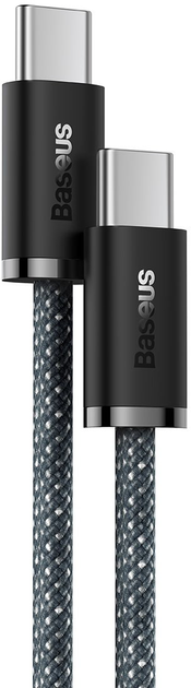 Kabel Baseus Dynamic Series Fast Charging Data Cable Type-C to Type-C 100 W 2 m Slate Gray (CALD000316) - obraz 2