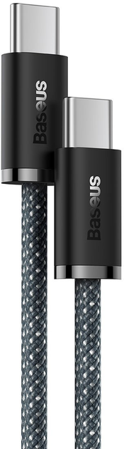 Кабель Baseus Dynamic Series Fast Charging Data Cable Type-C to Type-C 100 Вт 2 м Slate Gray (CALD000316) - зображення 2