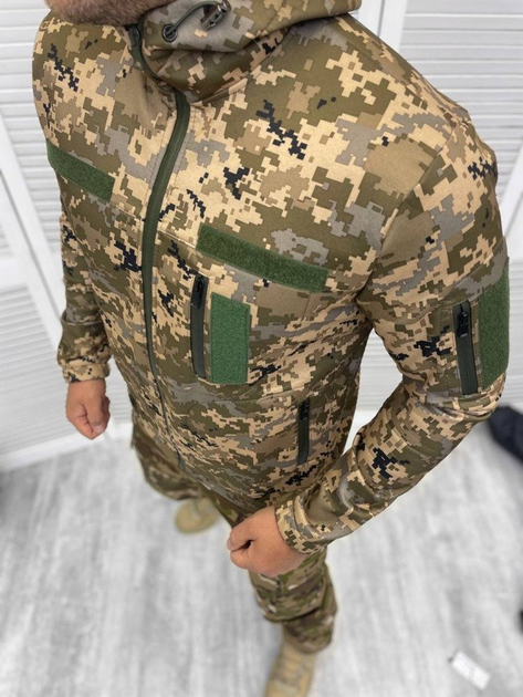 Армійська куртка софтшел explosion Піксель M - зображення 2