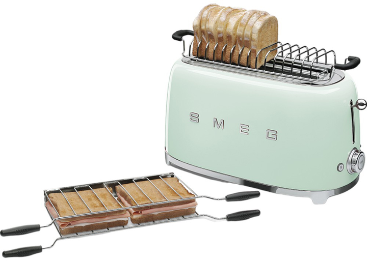 Тостер Smeg 50' Style Pastel Green TSF02PGEU (8017709190910) - зображення 3