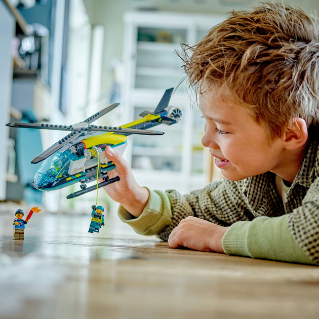Конструктор LEGO City Гелікоптер аварійно-рятувальної служби 226 деталей (60405) - зображення 3