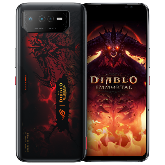 Мобильный телефон ASUS ROG Phone 6 16/512GB Diablo Immortal Edition - Фото 1 Мобильный телефон ASUS ROG Phone 6 16/512GB Diablo Immortal Edition - изображение 1