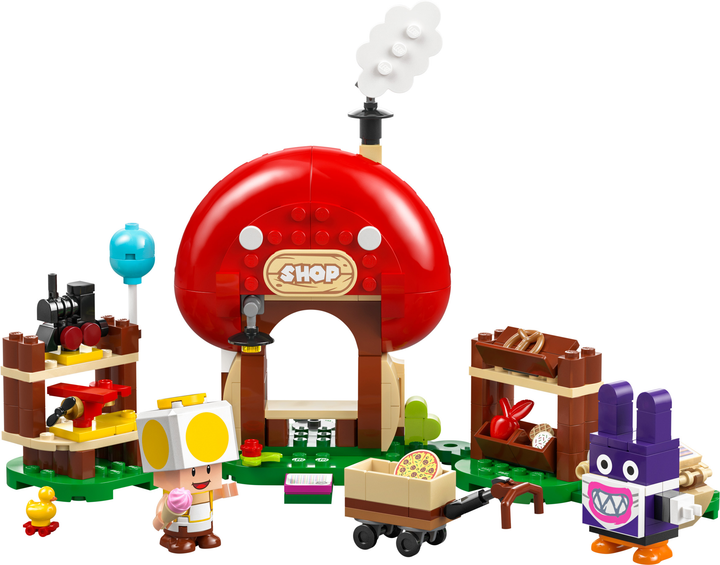 Zestaw klocków Lego Super Mario Nabbit w sklepie Toad. Dodatkowy zestaw 230 elementów (71429) - obraz 2