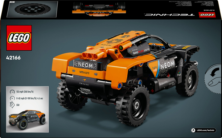Zestaw klocków LEGO Technic NEOM McLaren Extreme E Race Car 252 elementy (42166) - obraz 8