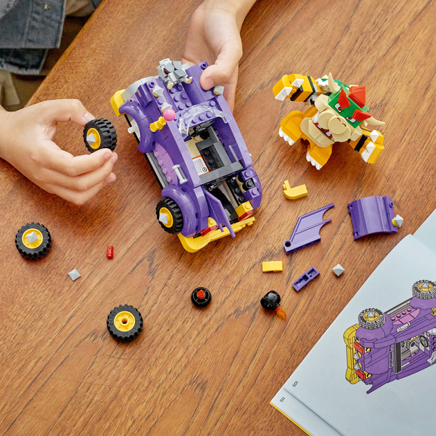 Zestaw klocków LEGO Muscle car Bowser — zestaw rozszerzający 458 elementów (71431) - obraz 4