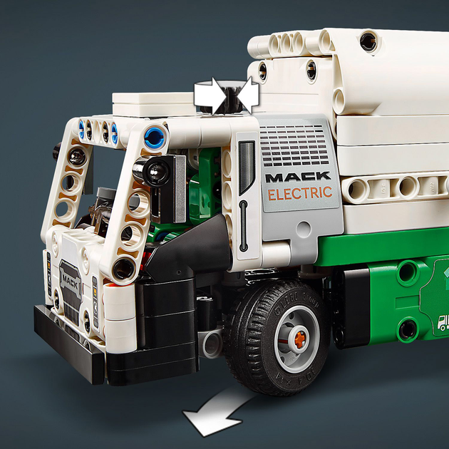 Конструктор LEGO Technic Сміттєвоз Mack LR Electric 503 деталей (42167) - зображення 7