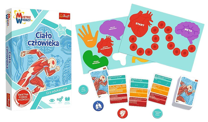 Gra planszowa Trefl Ciało Człowieka (5900511019575) - obraz 3