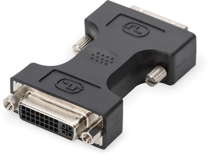 Адаптер Digitus DVI-D - DVI-I M/F Black (4016032300496) - зображення 1