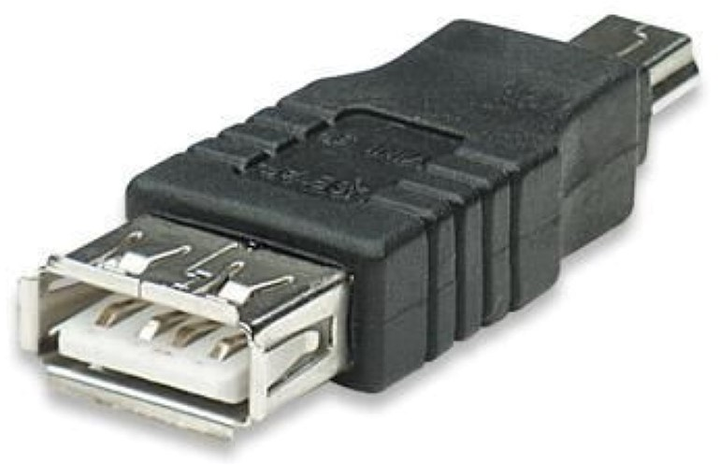 Адаптер Manhattan mini-USB Canon - Typ-A Black (766623308342) - зображення 2
