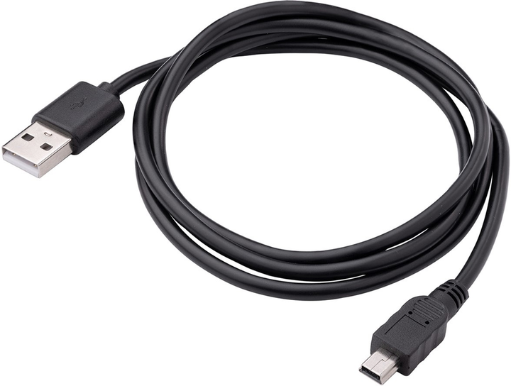 Kabel Akyga USB Type-A - mini-USB M/M 1 m Black (5901720134318) - obraz 1