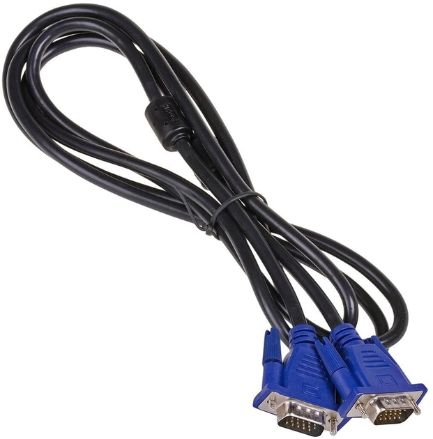 Kabel Akyga VGA M/M 1.8 m Black (5901720130099) - obraz 1