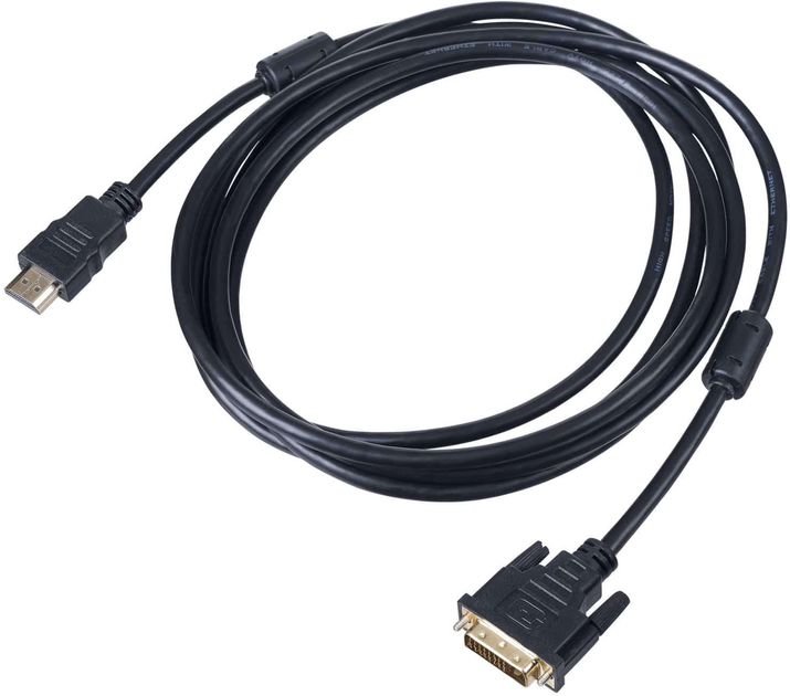Kabel adapter Akyga DVI-D - HDMI M/M 3 m Black (5901720135360) - obraz 1