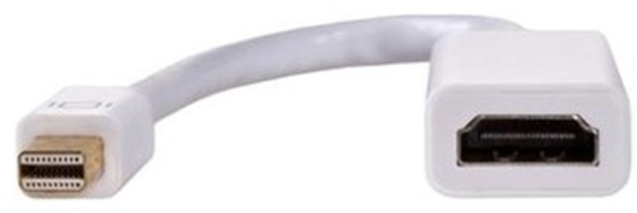 Kabel adapter Akyga HDMI - mini DisplayPort F/M 0.15 m White (5901720133335) - obraz 2