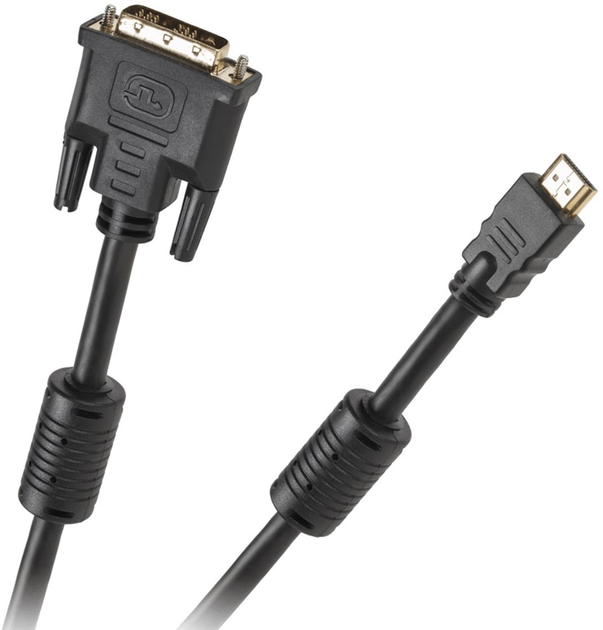 Кабель Cabletech DVI - HDMI 10 м Black (5901436750284) - зображення 1