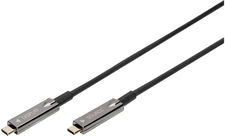 Kabel Digitus USB Type-C - USB Type-C M/M 20 m Black (4016032482635) - obraz 1