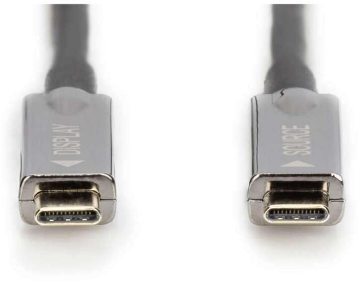 Kabel Digitus USB Type-C - USB Type-C M/M 10 m Black (4016032482611) - obraz 2