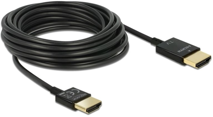 Kabel Delock HDMI M/M 4.5 m Black (4043619847754) - obraz 2