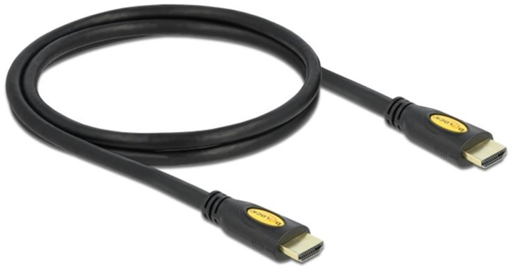 Kabel Delock HDMI M/M 1 m Black (4043619825844) - obraz 2