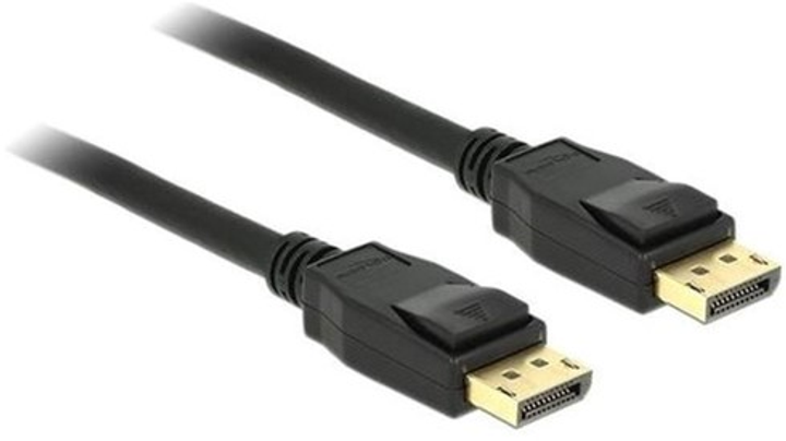 Кабель Delock Displayport M/M 2 м Black (4043619838066) - зображення 2