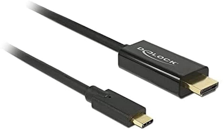 Kabel adapter Delock USB Type-C - HDMI M/M 3 m Black (4043619852925) - obraz 1