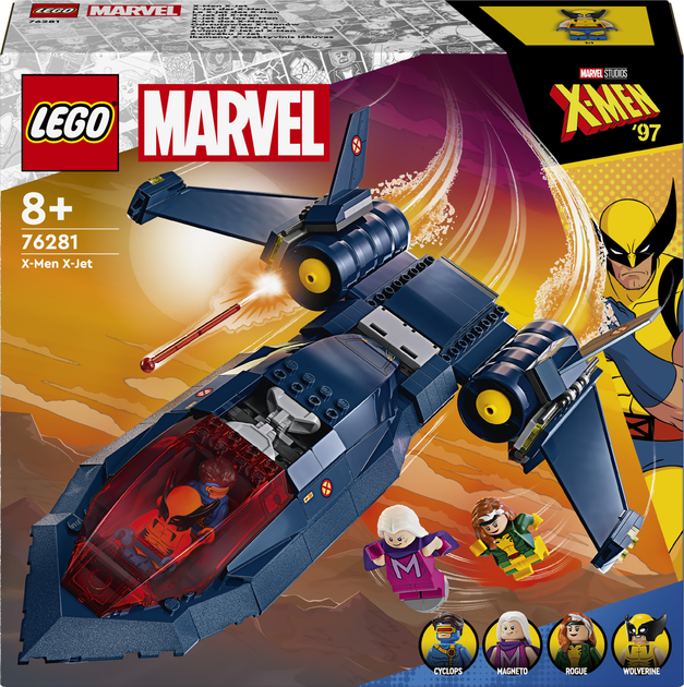 Zestaw klocków LEGO Super Heroes Odrzutowiec X-Menów 359 elementów (76281) - obraz 1