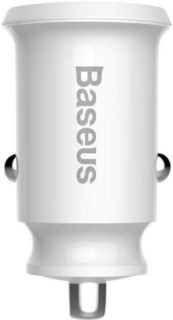 Автомобільний зарядний пристрій Baseus Small Rice Grain 3.1 А White (CCALL-ML02) - зображення 3