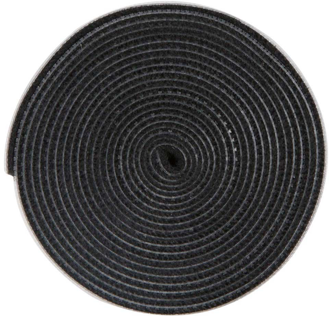 Organizer kabli Baseus Rainbow Circle hook and loop Straps Velcro 3 m Black (ACMGT-F01) - obraz 2