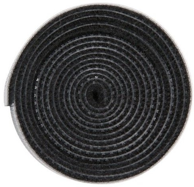 Organizer kabli Baseus Rainbow Circle Velcro Strap 1 m Black (ACMGT-E01) - obraz 2