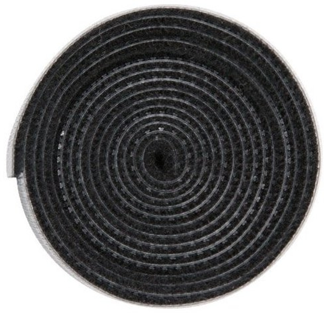 Органайзер для кабелів Baseus Rainbow Circle Velcro Strap 1 м Black (ACMGT-E01) - зображення 2